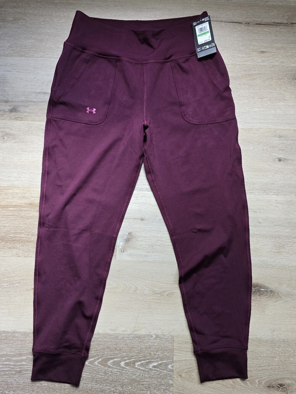 Under Armour Women's Maroon Stretch Legging Joggers
